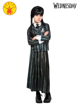 Wednesday Nevermore Academy Black Child Costume - Netflix Series Rubies