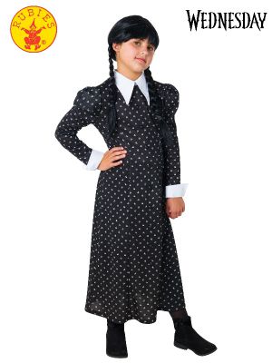 Wednesday Deluxe Child Costume - Netflix series Rubies