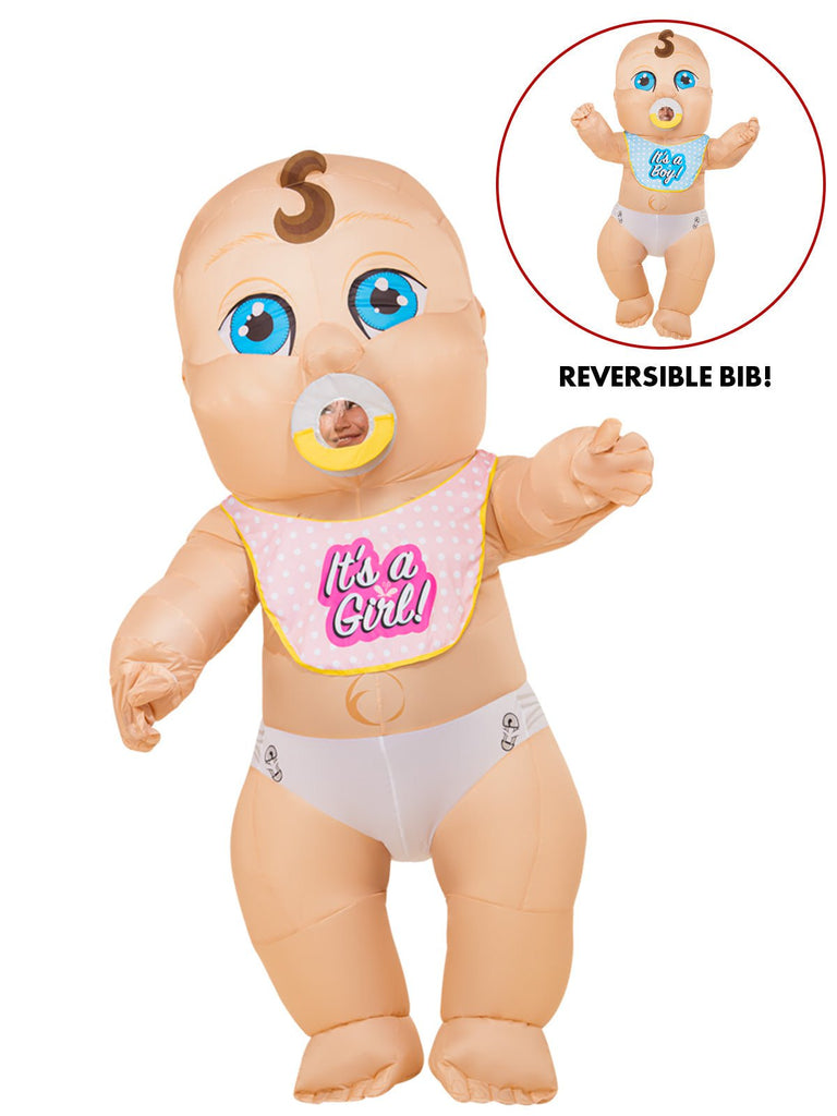 Gender Reveal Baby Inflatable Costume - Adult Rubies