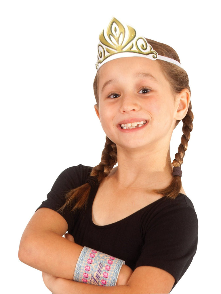Anna Fabric Tiara - Child Rubies