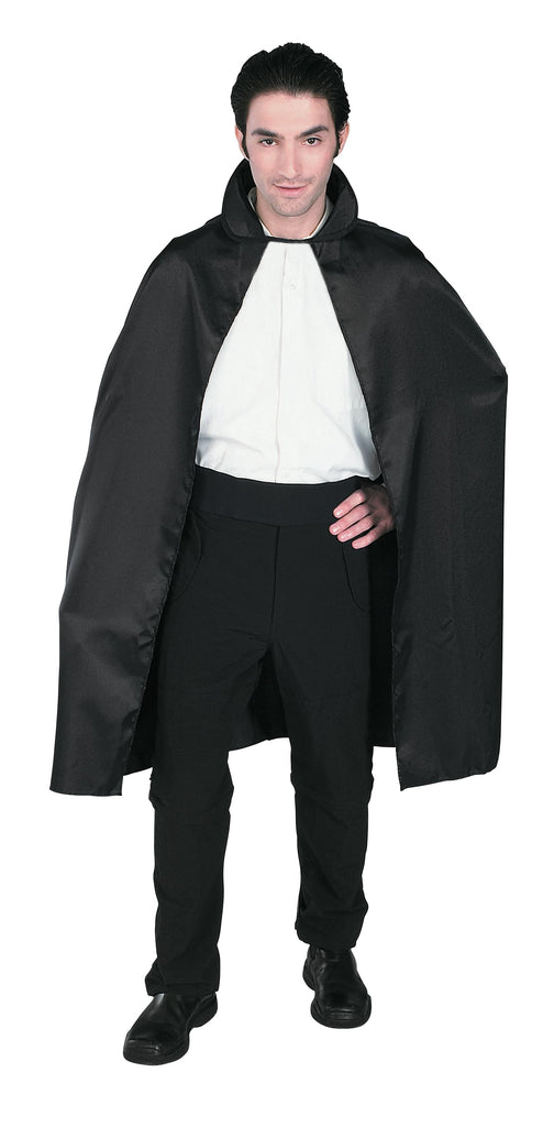 Black Satin Cape - Adult Rubies