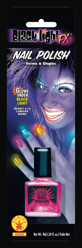 Black Lite Nail Varnish - Pink Rubies
