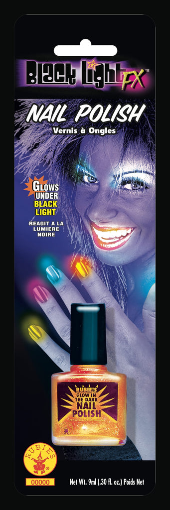 Black Lite Mail Varnish - Orange Rubies
