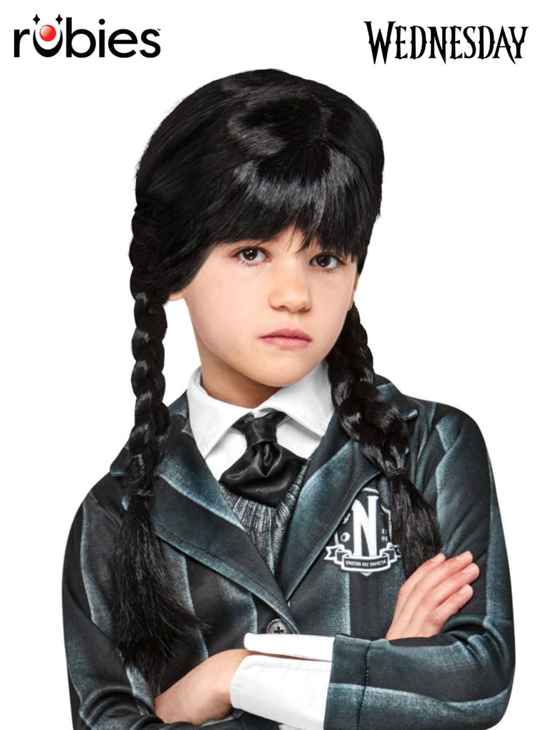 Wednesday Wig (Netfllix Series) - Child Rubies
