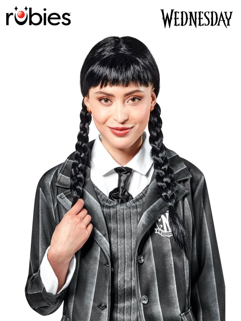 Wednesday Wig (Netfllix Series) - Adult Rubies