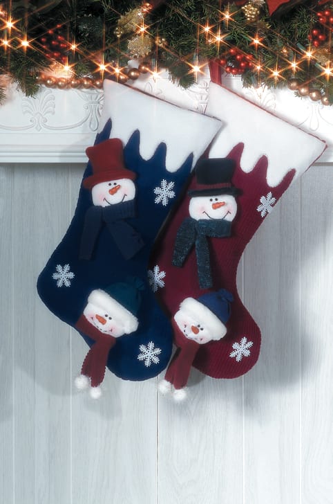 Santa Stocking 20" Rubies