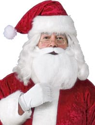 Santa Hat Beard Wig & Glasses Set - Adult Rubies