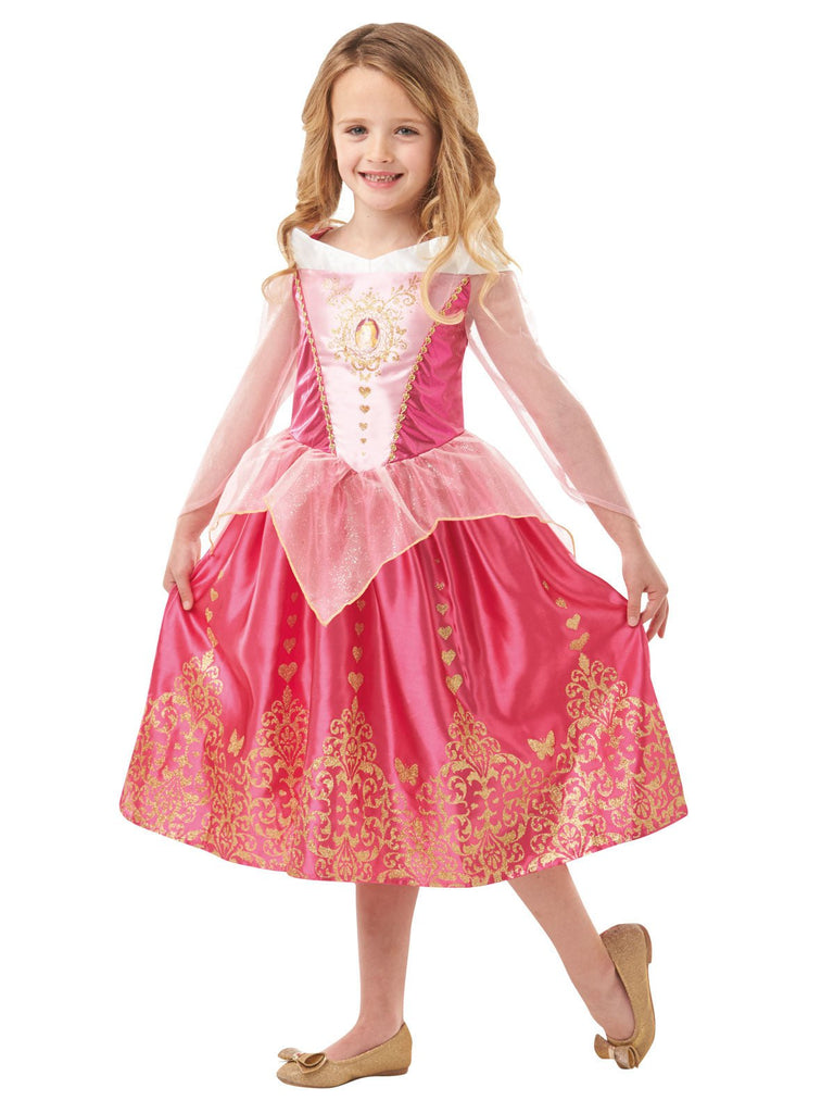 Aurora Sleeping Beauty Gem Princess Costume, Child