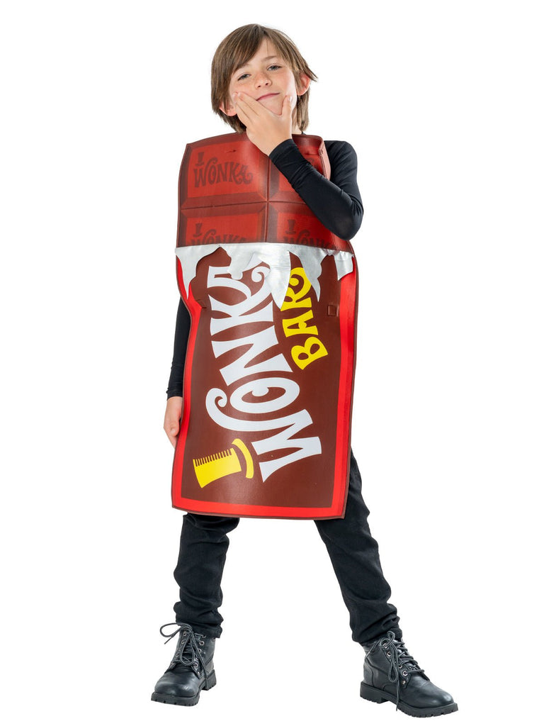 Willy Wonka Chocolate Bar Tabard - 5-8 Yrs Rubies