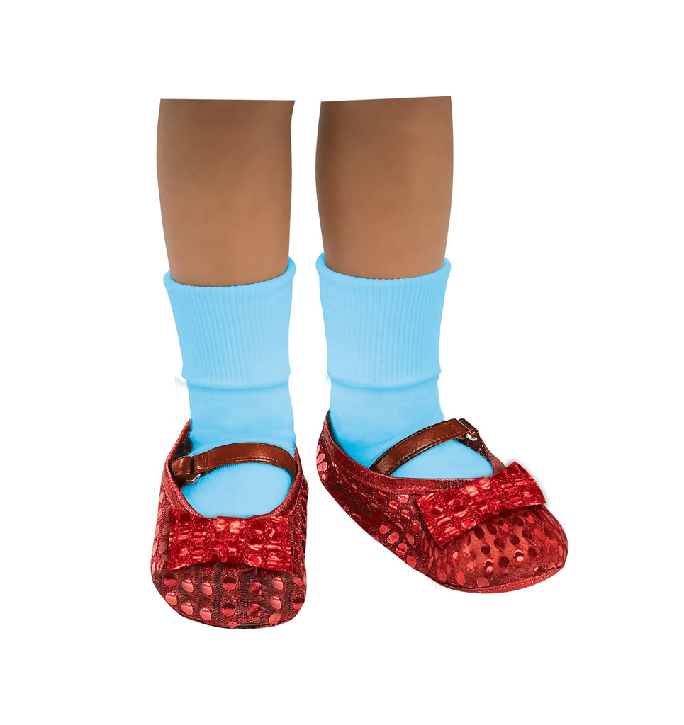 Dorothy Sequin Shoe Covers Child - Size 11-13 Us Rubies