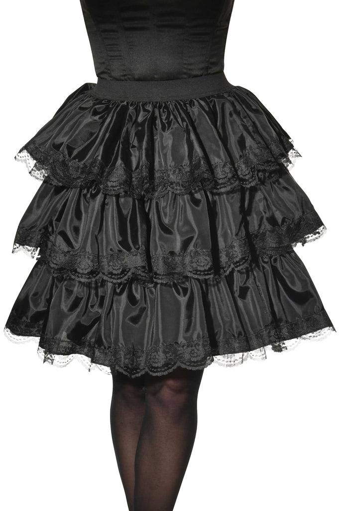 Black Ruffle Skirt - Adult Rubies