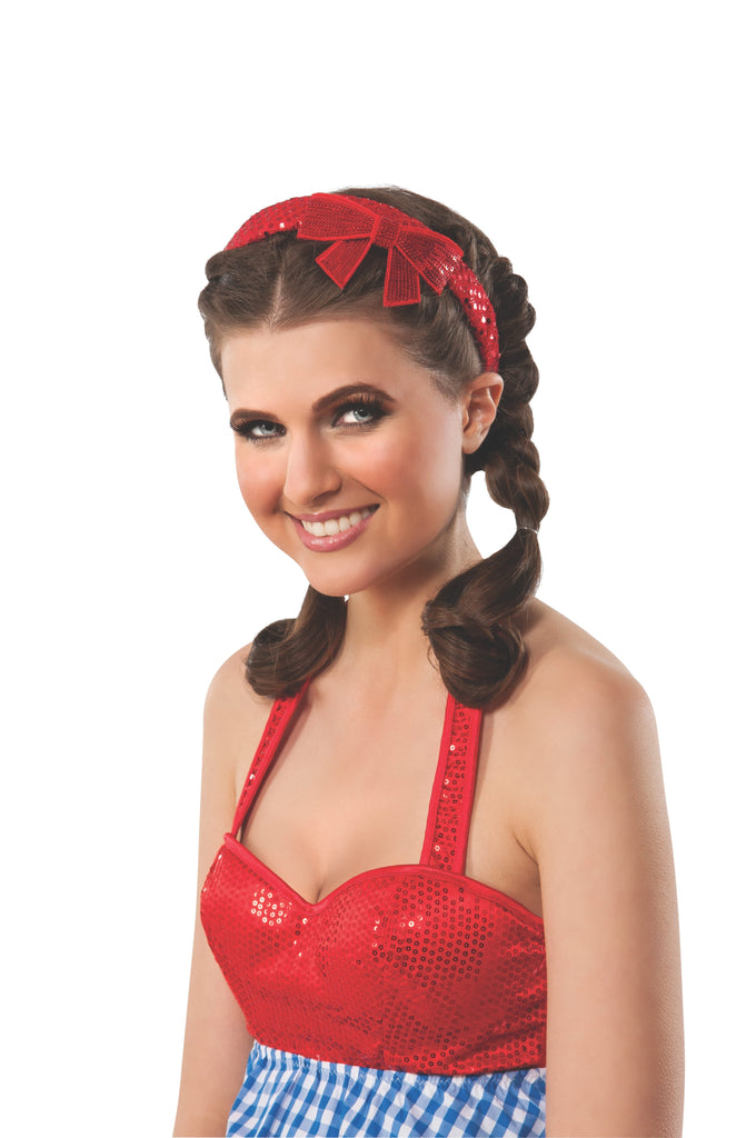 Dorothy Sequin Headpiece - Adult Rubies