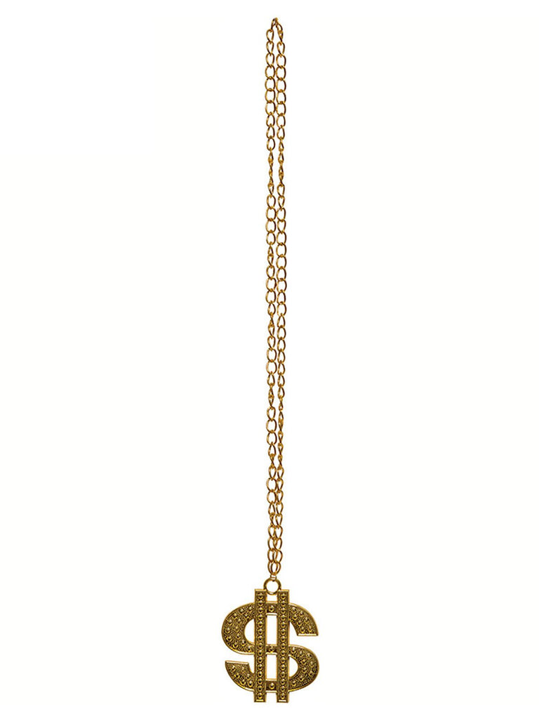 Dollar Sign Necklace Rubies