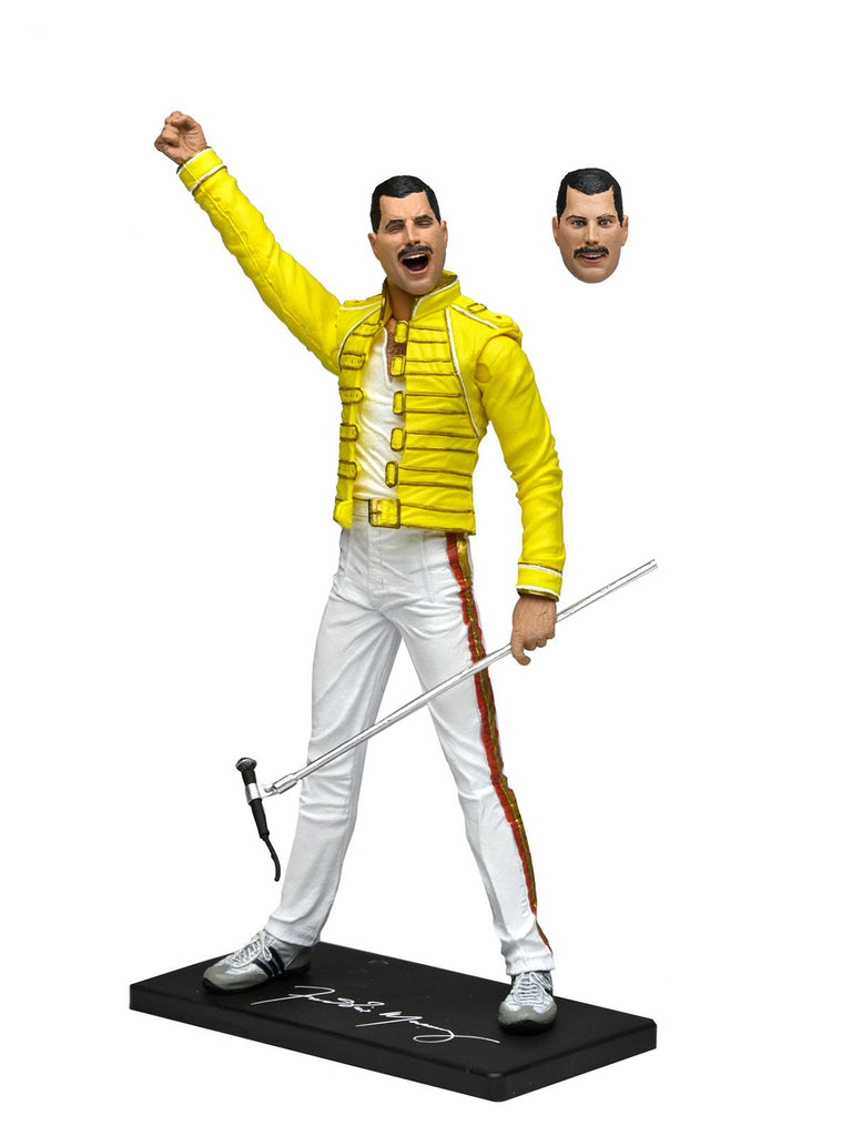 Freddie Mercury (Queen) Yellow Jacket 7" Scale Action Figure Neca