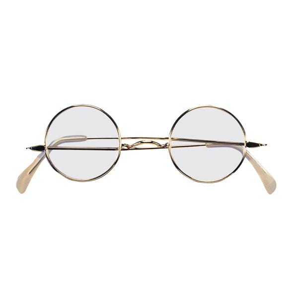 Santa Glasses - Round Rubies