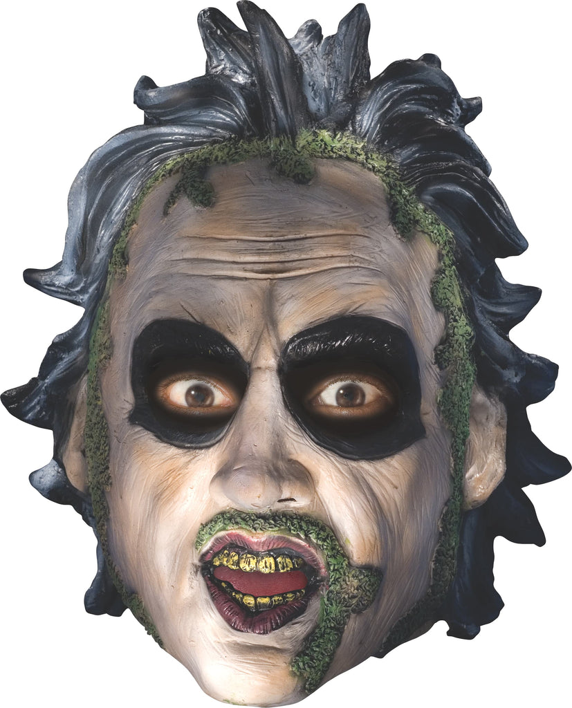 Beetlejuice 3/4 Vinyl Mask - Adult Rubies
