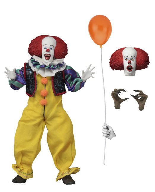 It 1990 Movie Pennywise 8" Clothed Action Figure Neca