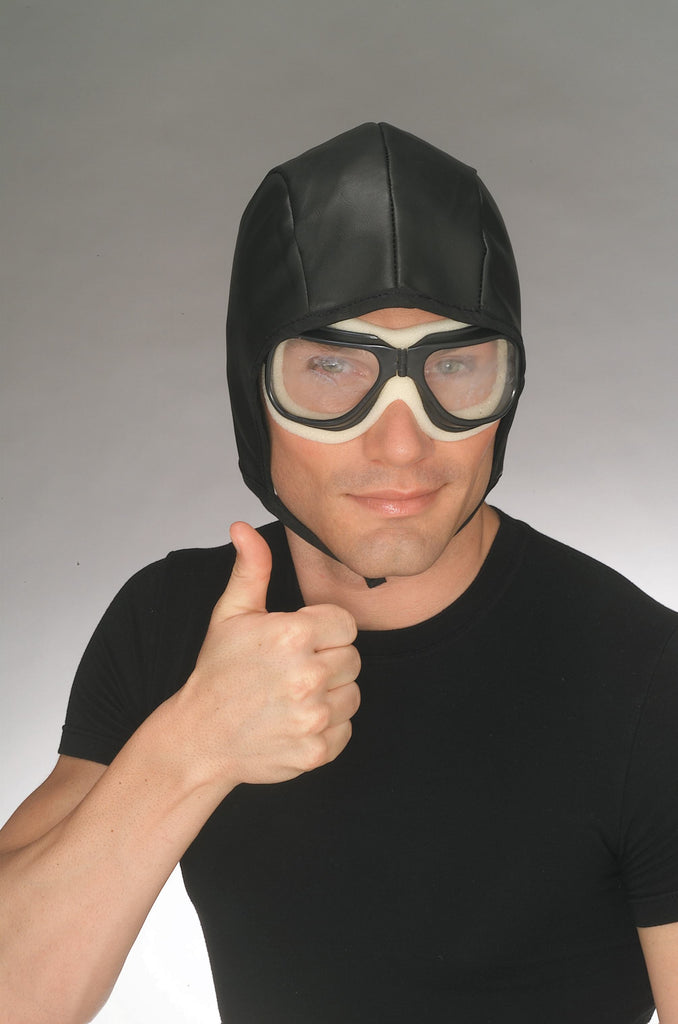 Aviator Helmet And Goggles - Adult Rubies