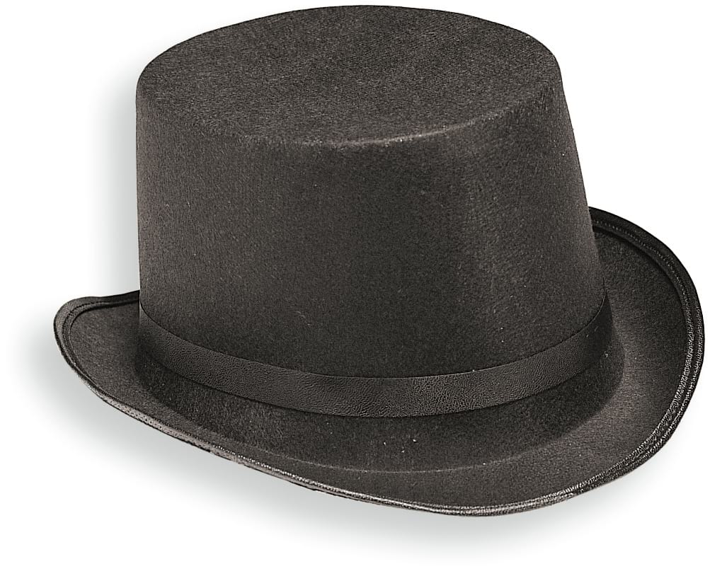 Black Durashape Top Hat - Child Rubies