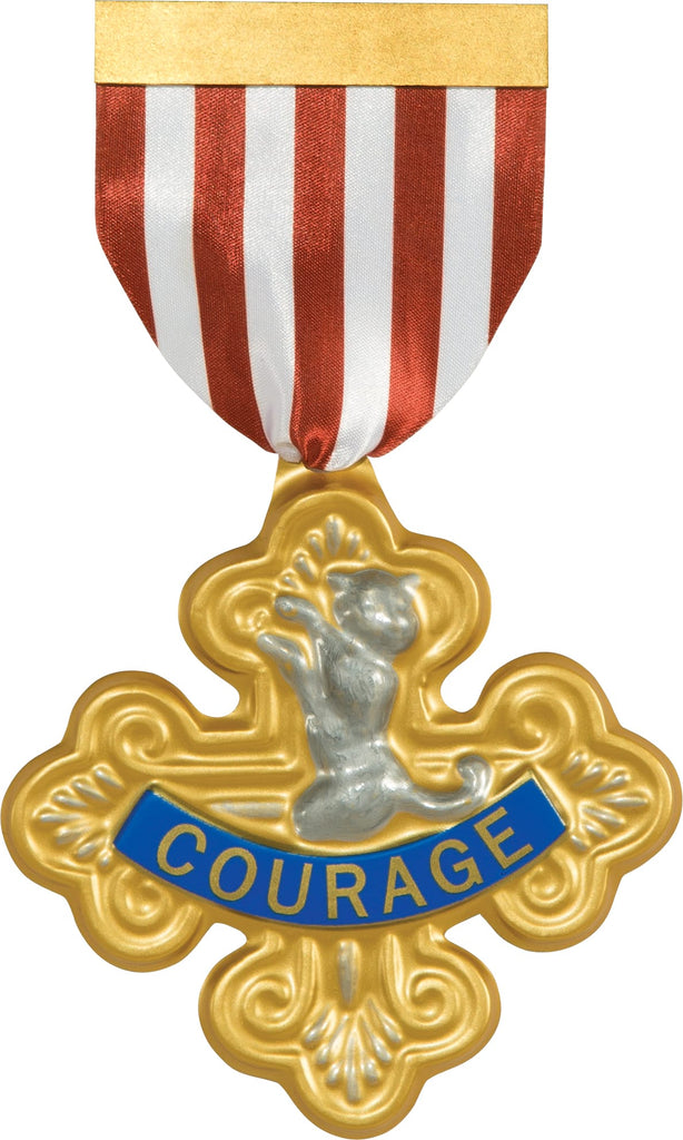 Cowardly Lion'S Badge Of Courage Rubies