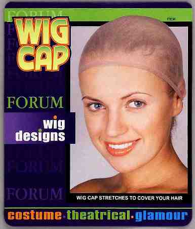 Wig Cap  - Light Brown - Adult Rubies