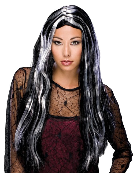 Witch Grey Streaked Wig - Adult Rubies