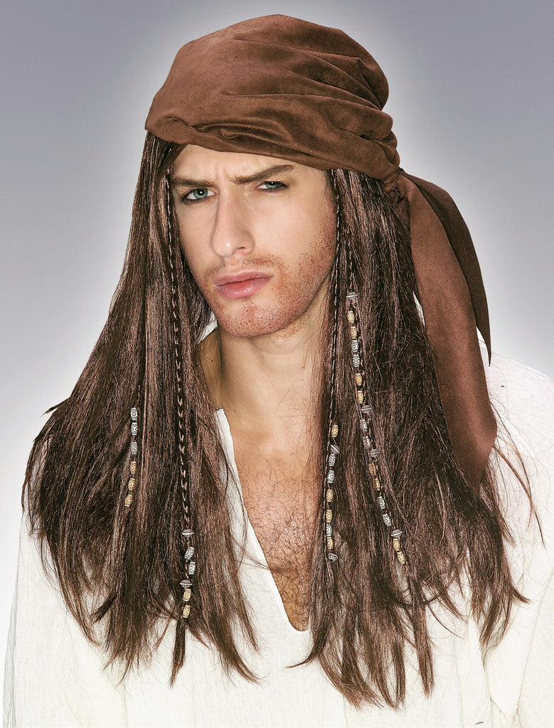 Caribbean Pirate Wig - Adult Rubies