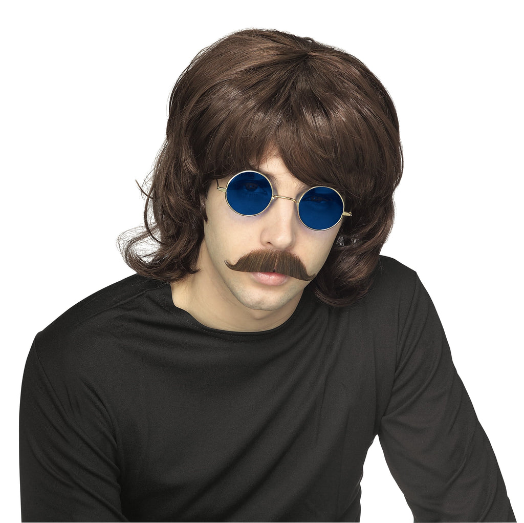 70'S Brown Shag Wig - Adult Rubies