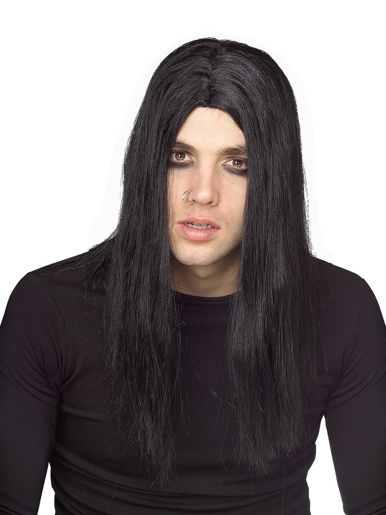 Evildoer Black Wig - Adult Rubies