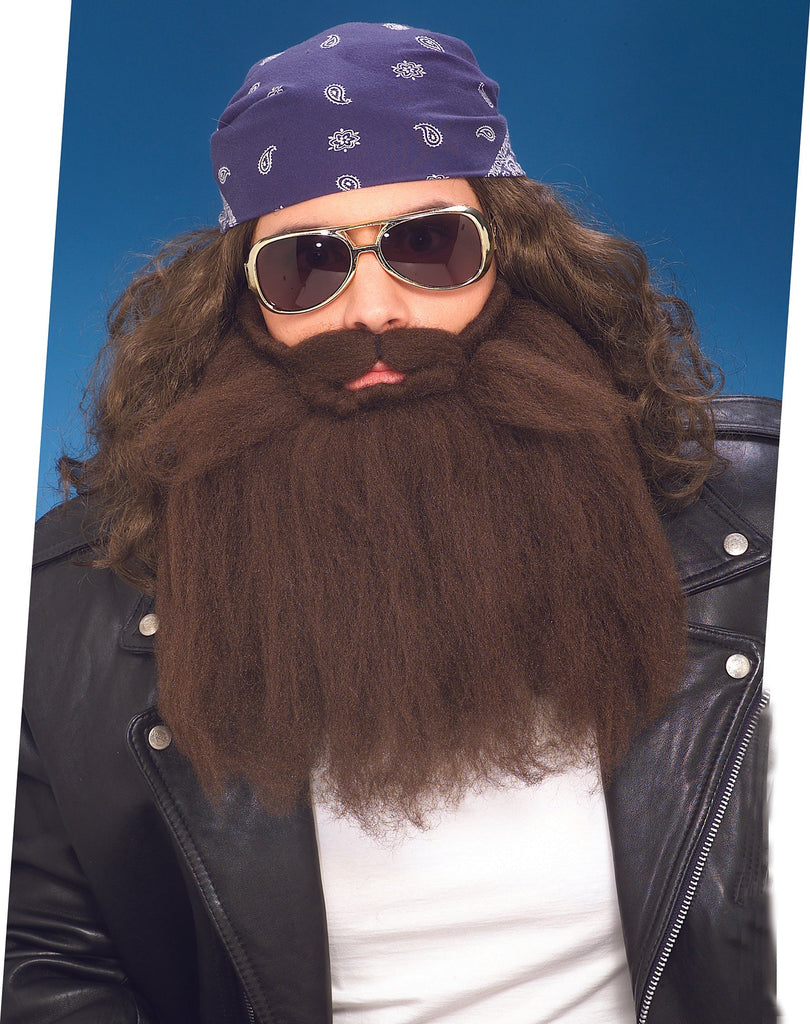 Beard & Moustache Set - Adult Rubies