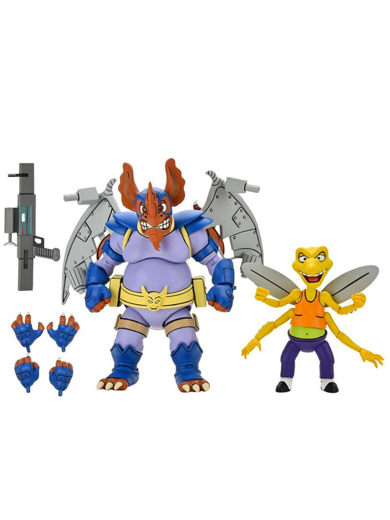 Tmnt Wingnut And Screwloose (Cartoon) 2Pk - 7" Scale Action Figures Neca