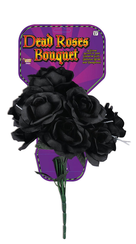Black Rose Bouquet Rubies