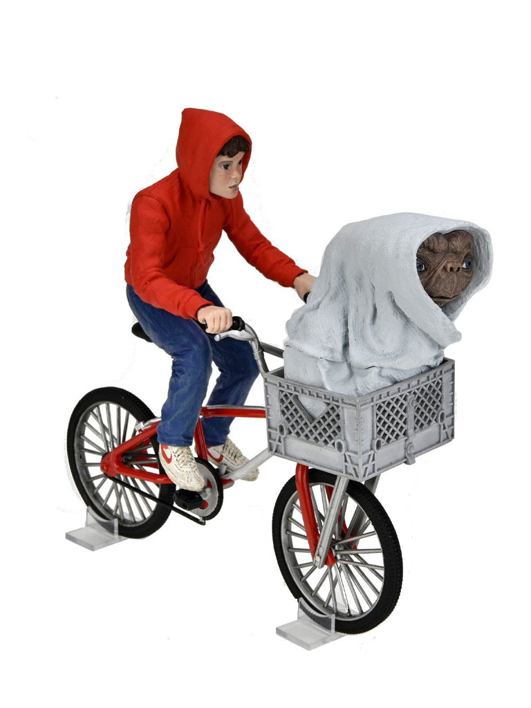 E.T. & Elliott On Bicycle - 40Th Anniversary 7" Scale Action Figure Neca