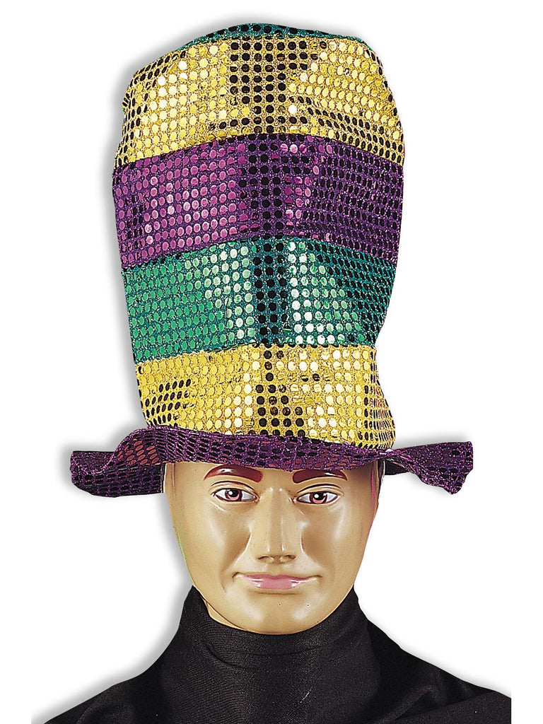 Sequin Stove Pipe Hat Rubies