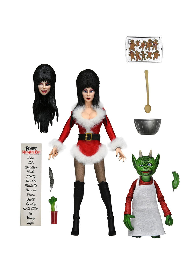 Elvira Very Scary Christmas 8" Clothed Action Figure Neca