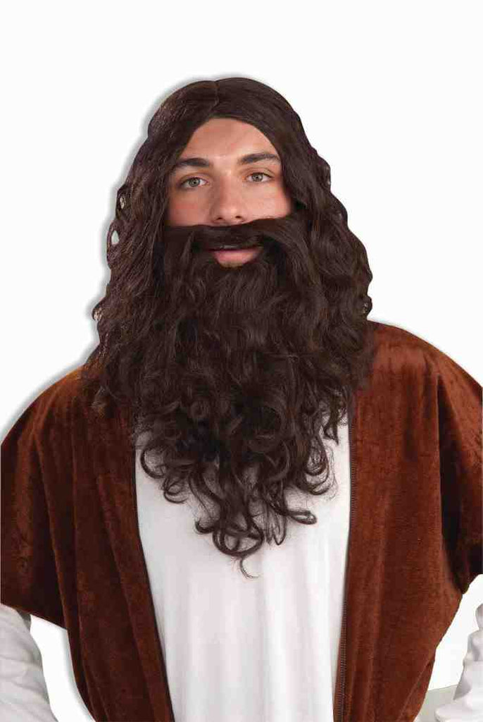 Biblical Wig & Beard Set - Adult Rubies