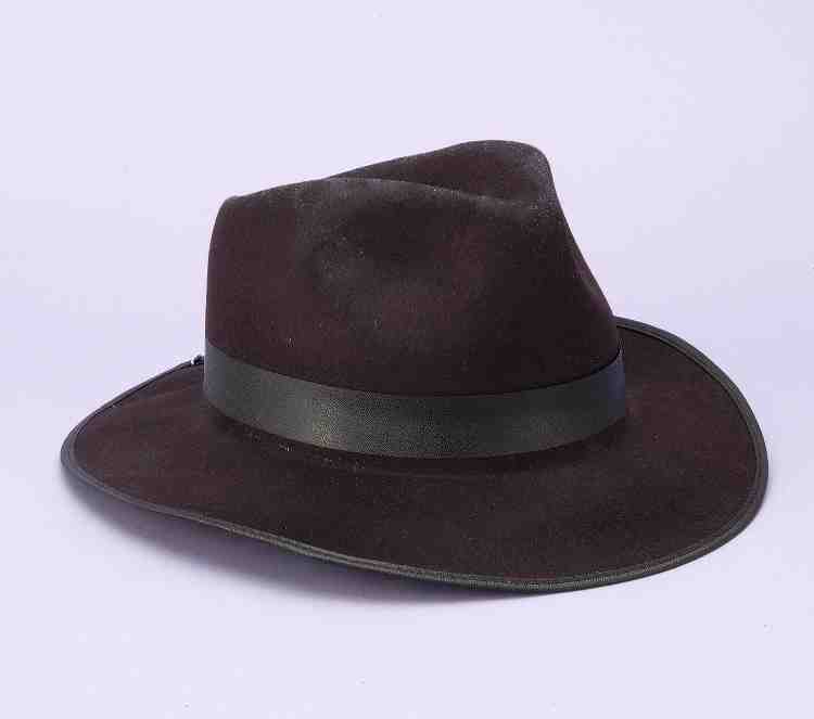 Gangster Hat  - Black - Adult Rubies