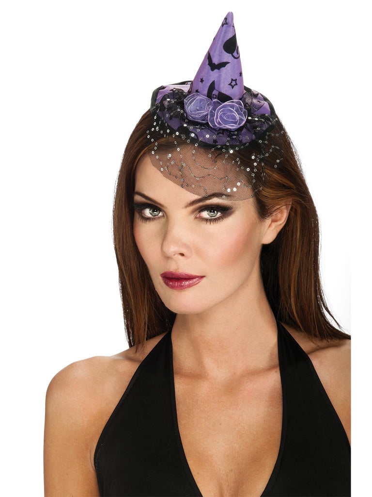 Witch Mini Hat Lavender - Adult Rubies