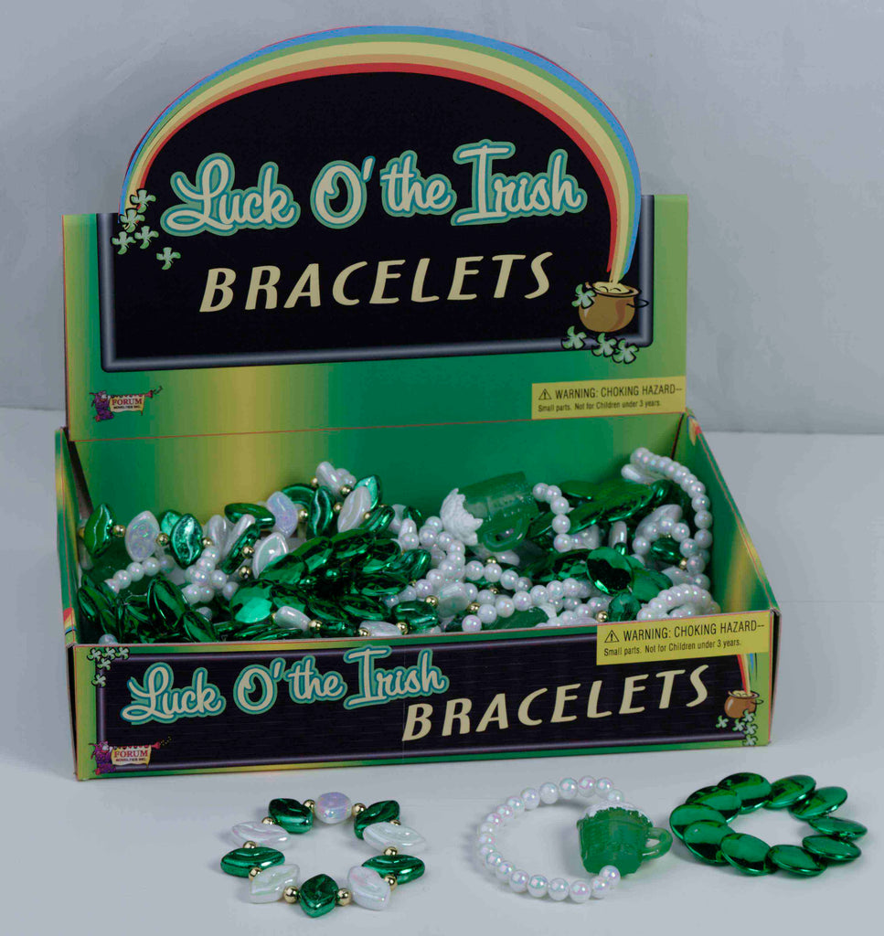 St. Patricks Day Bracelet Assorted Rubies