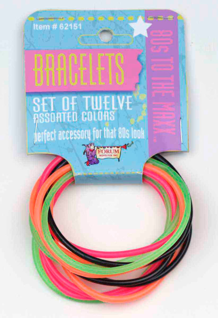 Coloured Bracelet  - Assorted Set Of 12 Rubies