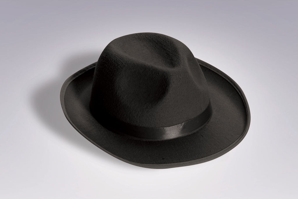 Black Fedora Hat, Adult Rubies