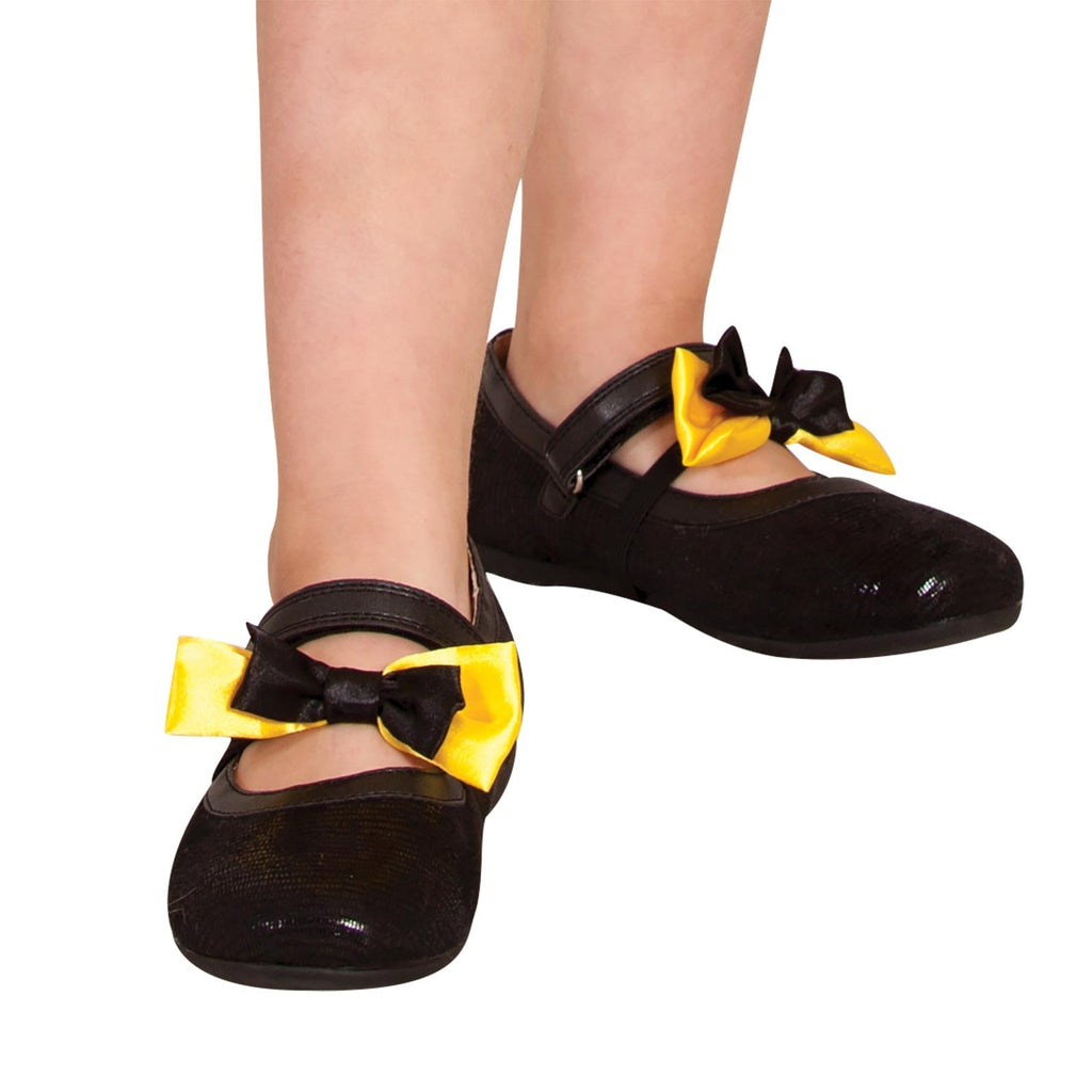 Yellow Wiggle Shoe Bows - Child Rubies