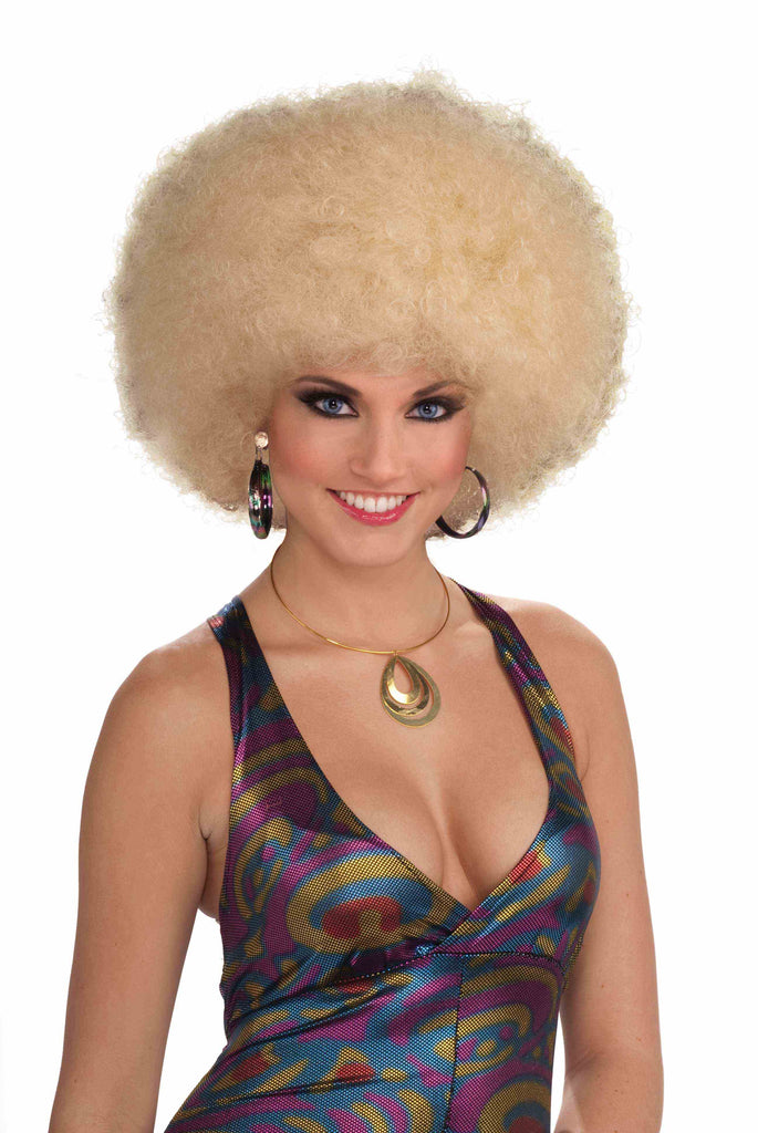 Afro Blonde Wig - Adult Rubies