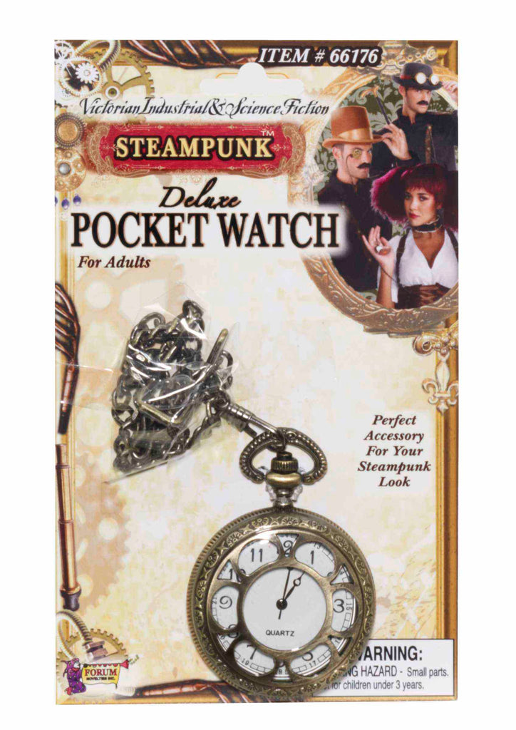 Steampunk Deluxe Pocket Watch Rubies