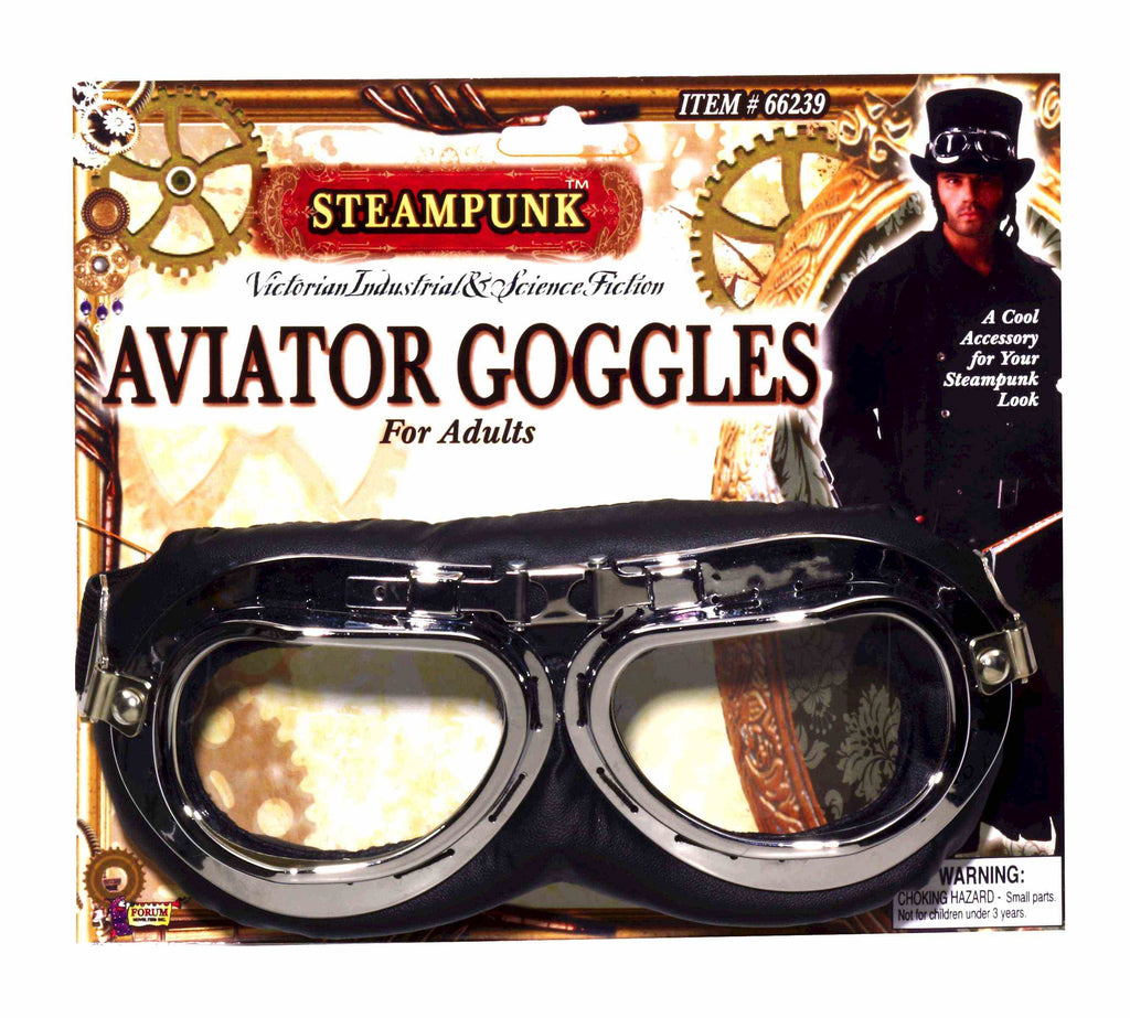 Steampunk Aviator Goggles - Adult Rubies