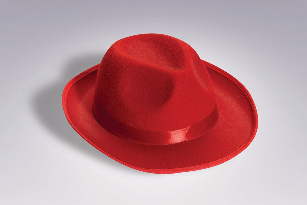 Fedora Deluxe Hat Red - Adult Rubies