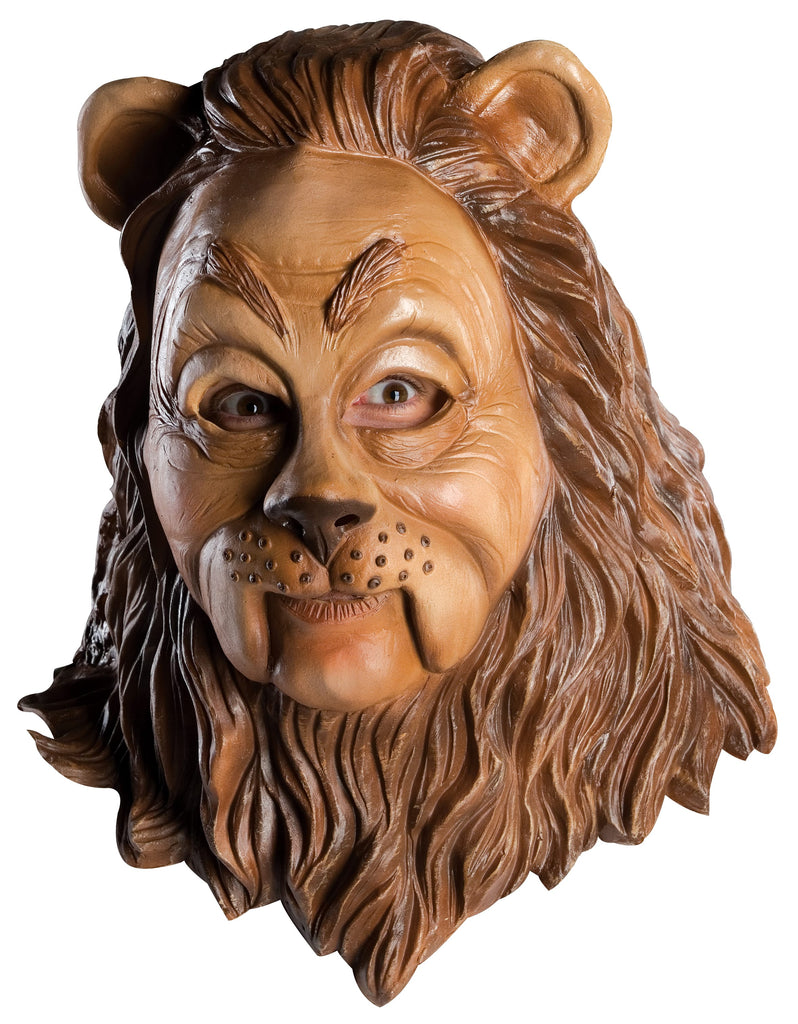 Cowardly Lion Overhead Latex Mask - Adult Rubies