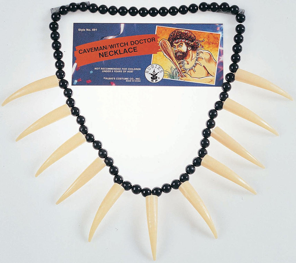 Cavewoman Tooth Necklace - Adult Rubies