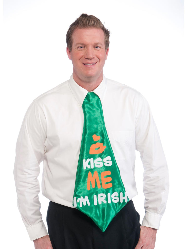 St. Patricks Day Jumbo Tie - Adult Rubies