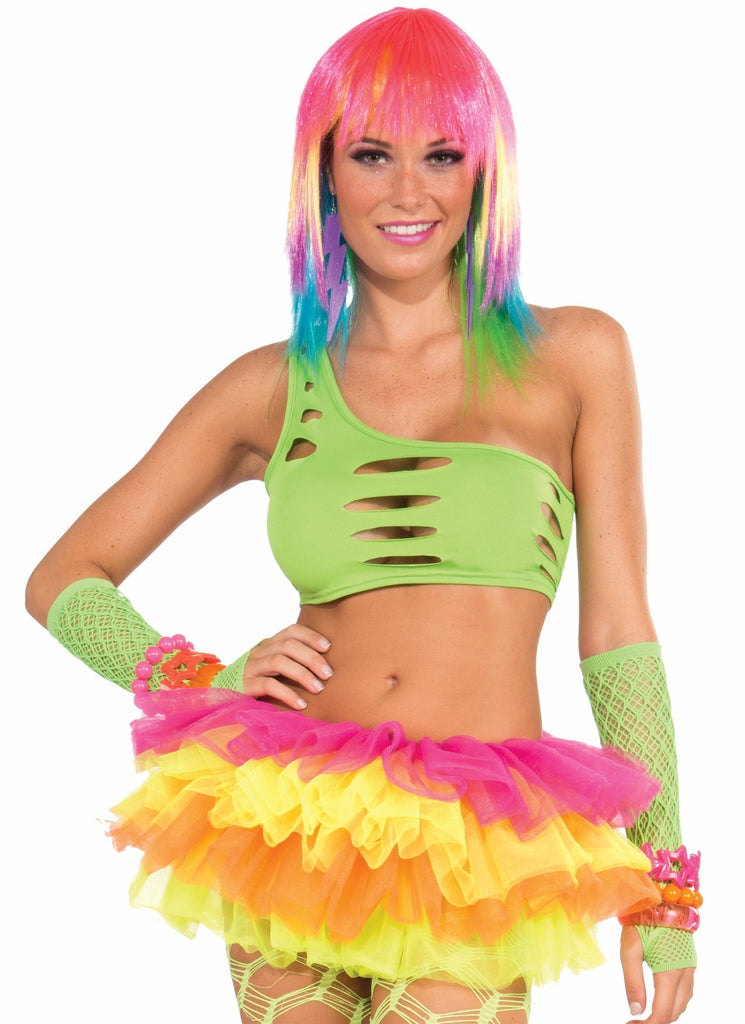 Club Candy Cut Bra Green - Adult Rubies
